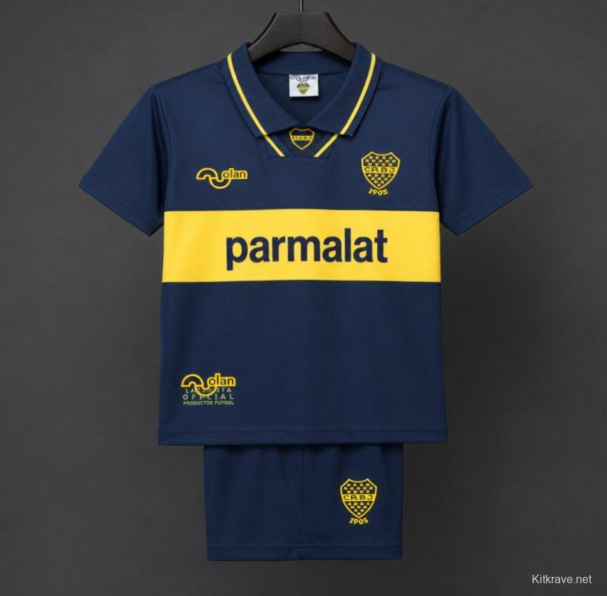 Retro Kids 93/95 Boca Juniors Home Jersey
