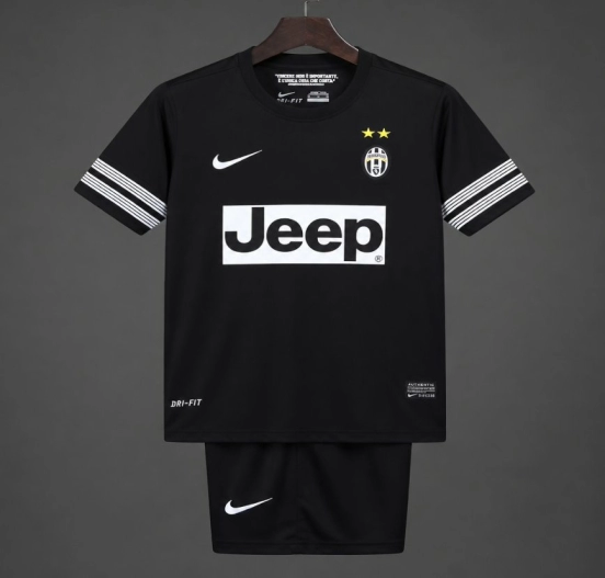 Retro 2012/13 Kids Juventus Black Away Jersey