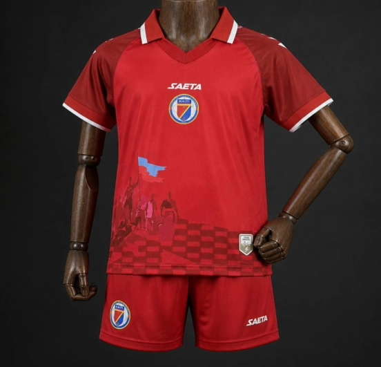 2026 Kids Haiti World Cup Third Red Jersey