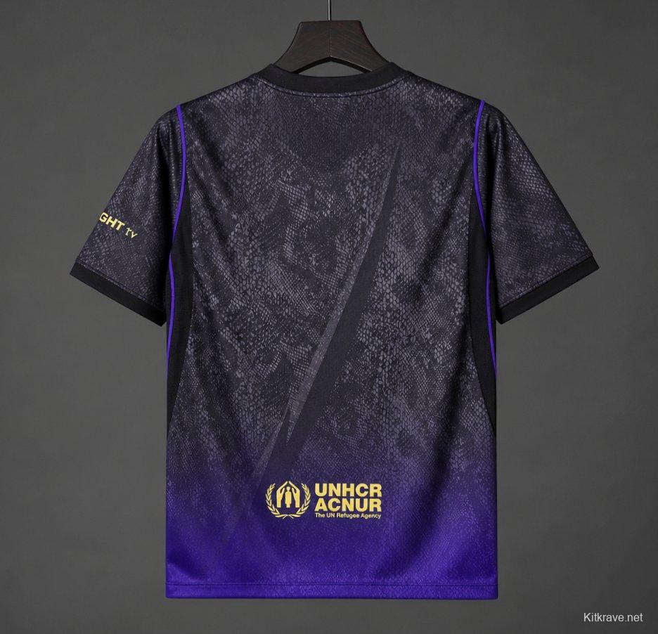 26/27 Barcelona Away "Purple Mamba" Purple Black Jersey