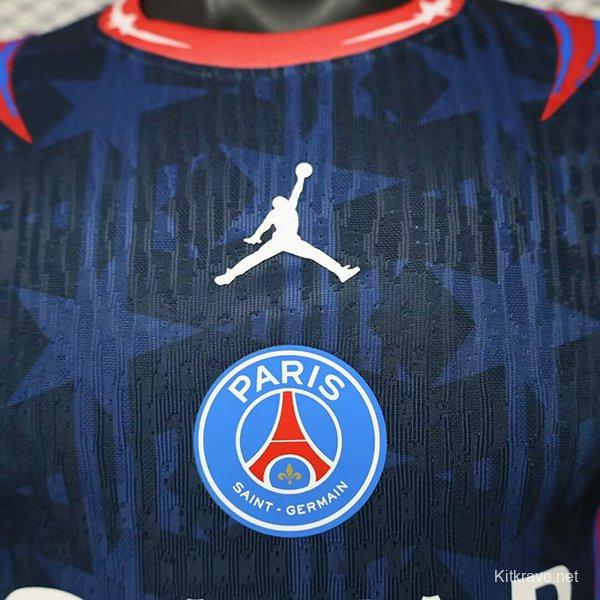 Player Version 26/27 PSG x Jordan Special Navy Blue/Red Jersey