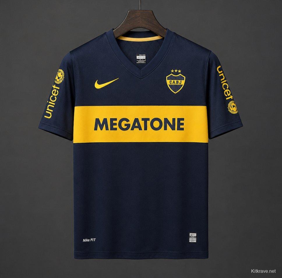 Retro 2007/08 Boca Juniors Home Jersey