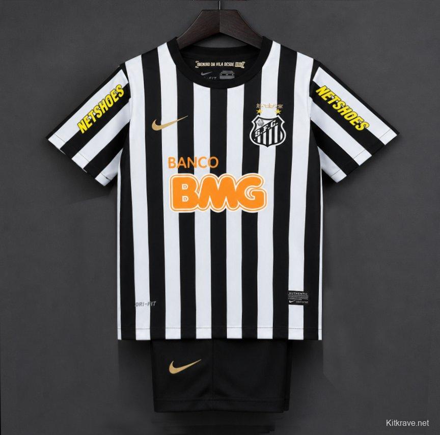 Retro Kids 2013 Santos Away Jersey