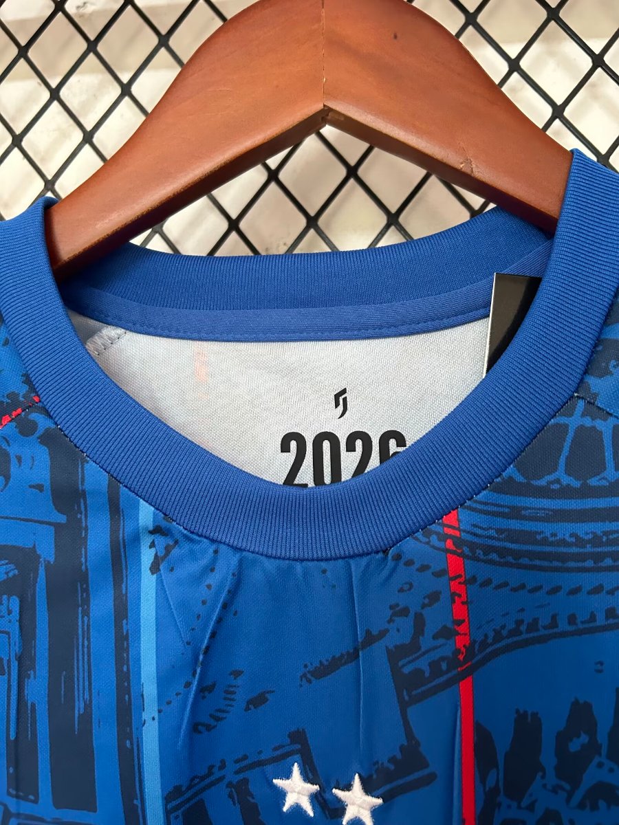 2026 France 'Les Bleus' Heritage Football Blue Jersey