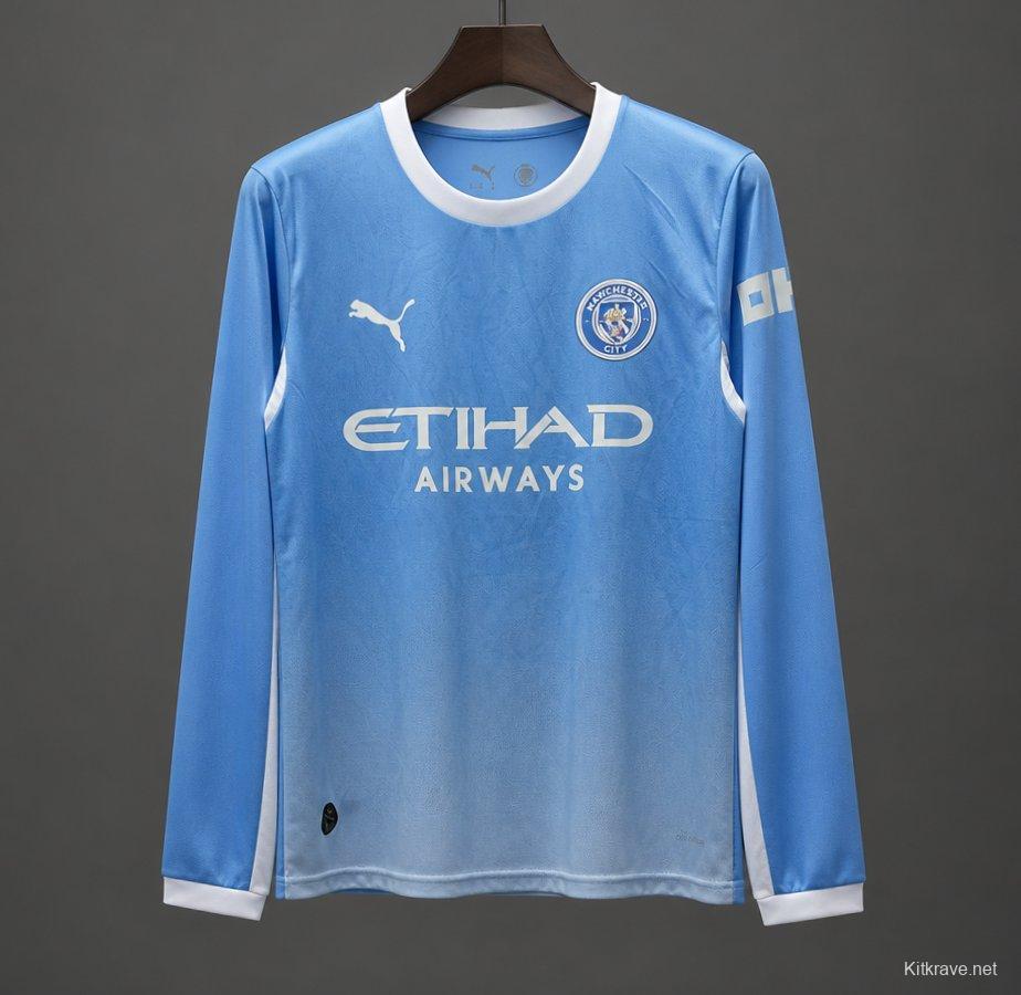 26/27 Manchester City Home Long Sleeve Jersey