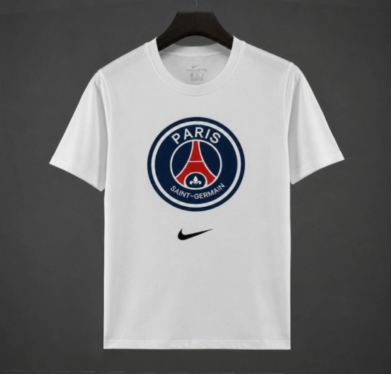 26/27 PSG White Cotton T-Shirt