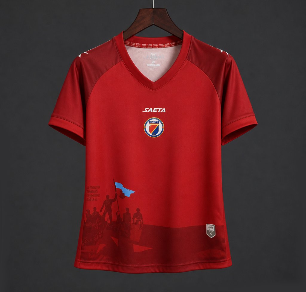 2026 Women Haiti Third Red Jersey