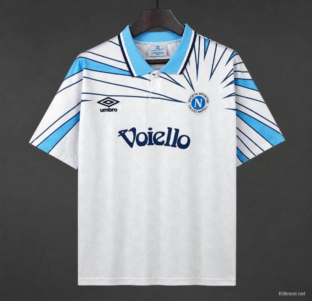 Retro 91/92 Napoli Away Jersey