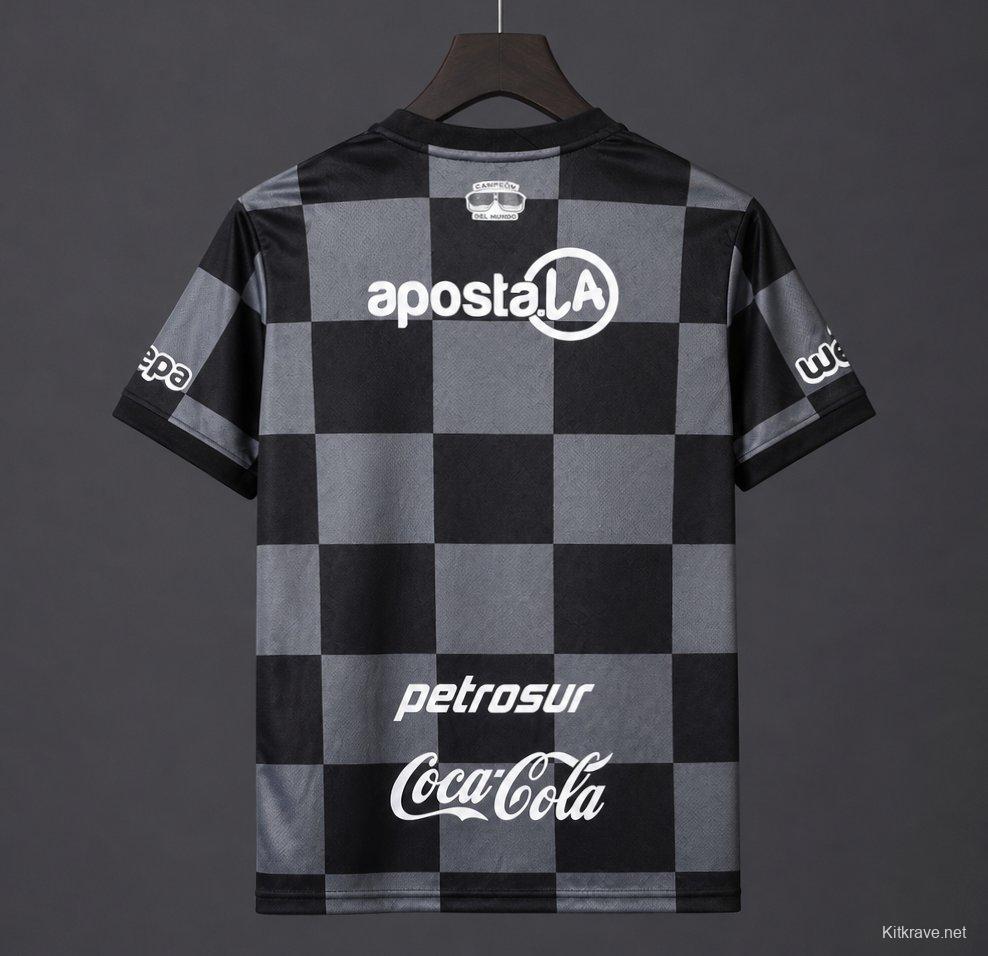 26/27 Olimpia Black & Grey with Checkered Pattern Jersey