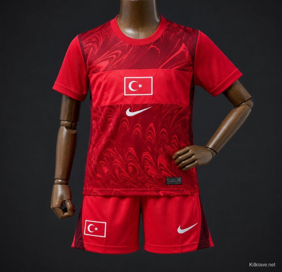 2026 Turkey/Türkiye Away Red Jersey