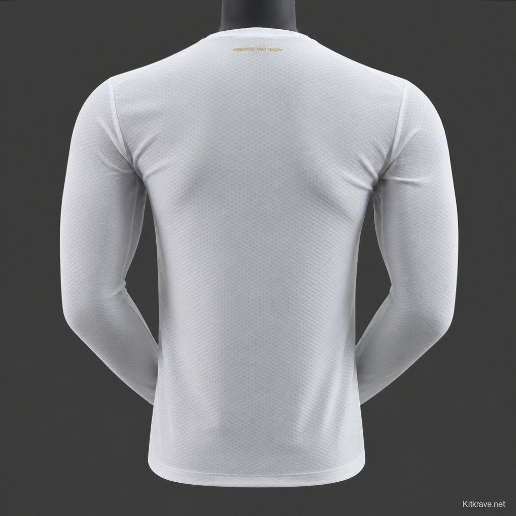 Player Version 26/27 Olympique Marseille Home White Long Sleeve Jersey