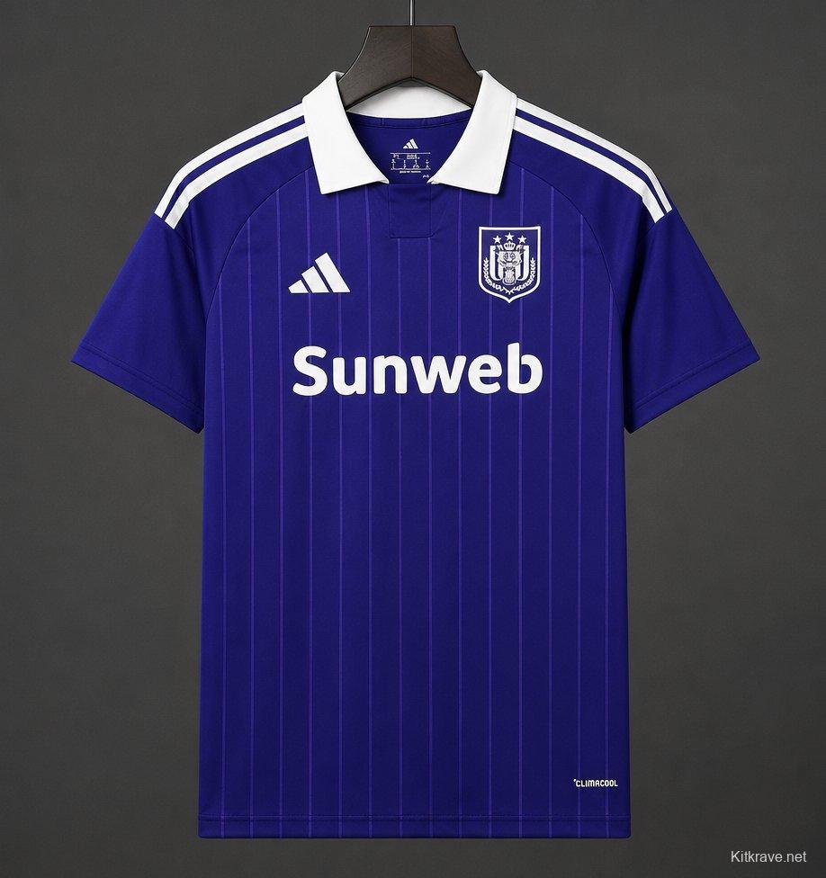 26/27 RSC Anderlecht Purple Pinstripe Home Jersey