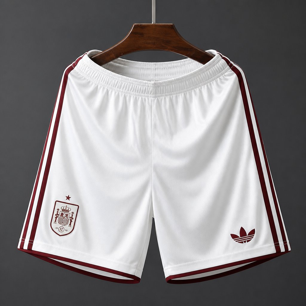 2026 Spain Away White  Shorts