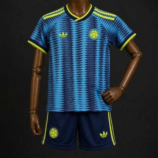 2026 Kids Colombia World Cup Away Kit