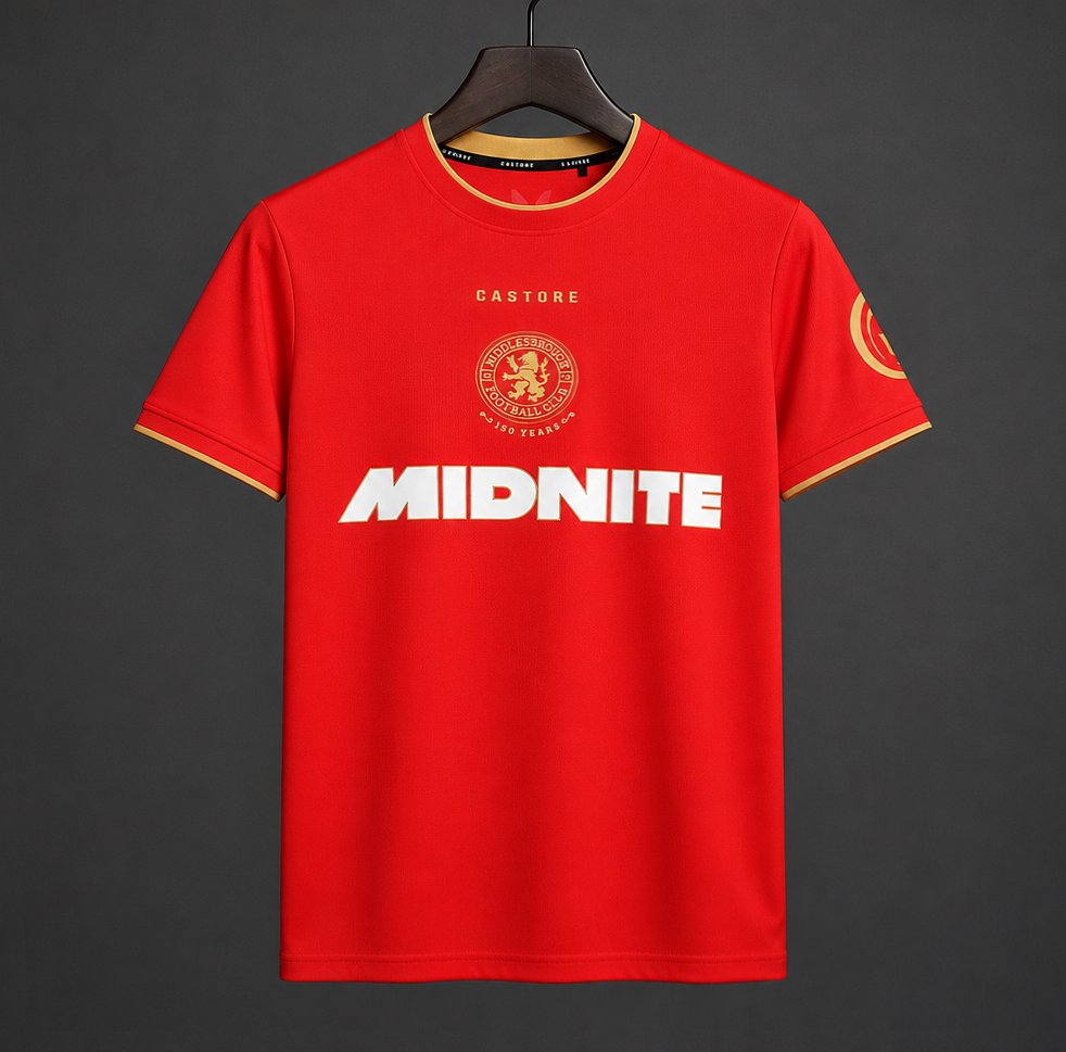 26/27 Middlesbrough FC Home Red Jersey