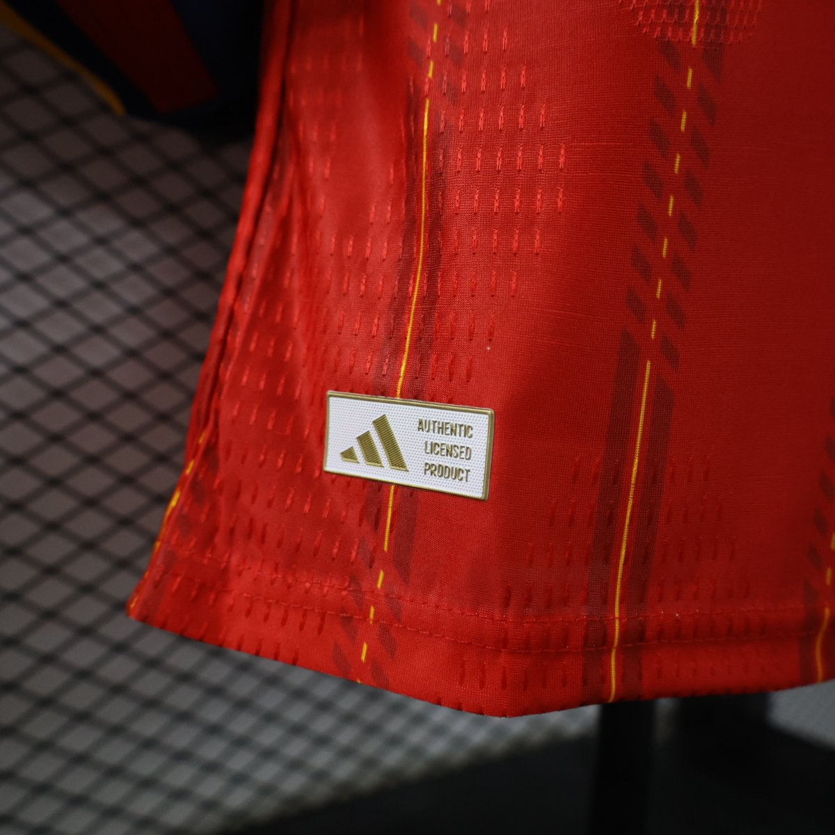 Player Version 2 Star 2026 Spain Home Long Sleeve Jersey With Champion Patch