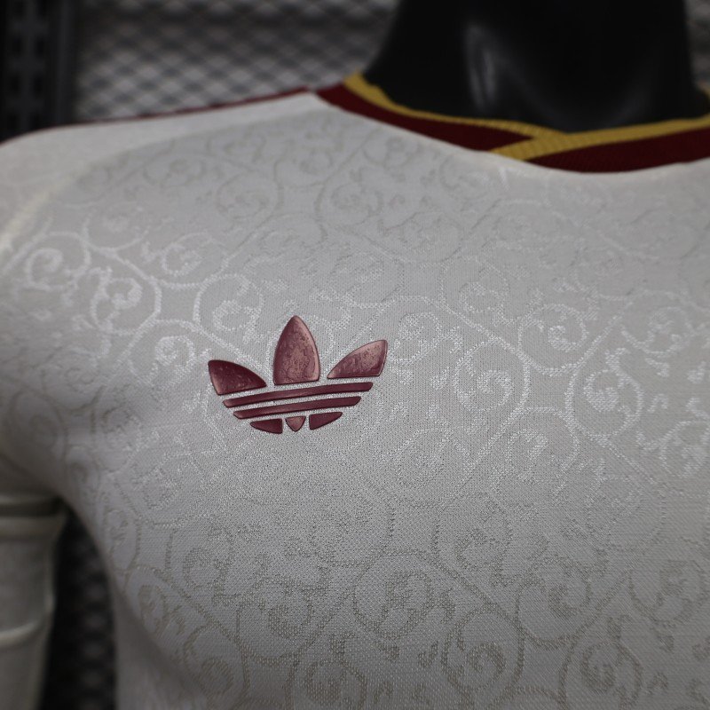 Player Version 2 Star 2026 Spain Away White Long Sleeve Jersey With Champion Patch