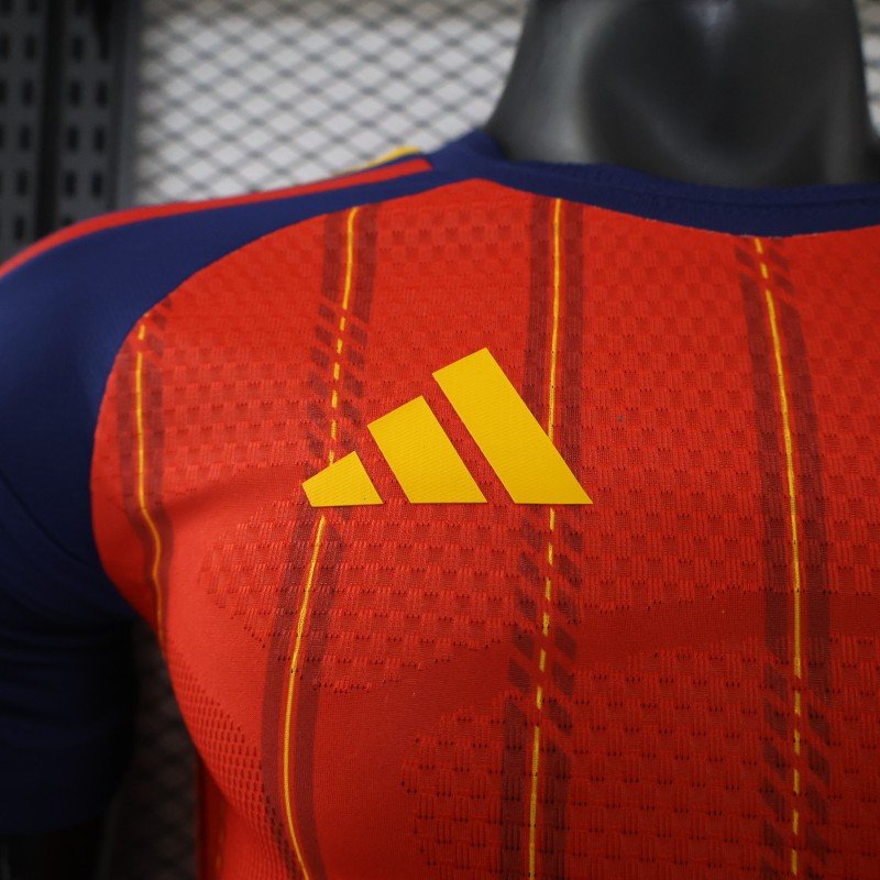 2 Star Player Version 2026 Spain Home Jersey With Champion Patch