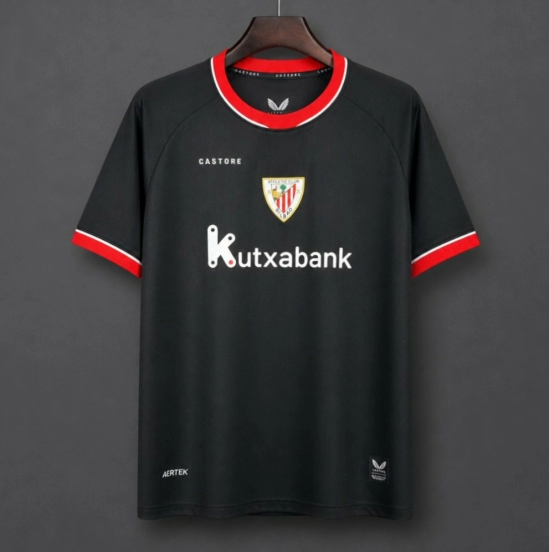 26/27 Athletic Club Bilbao Black Away Jersey