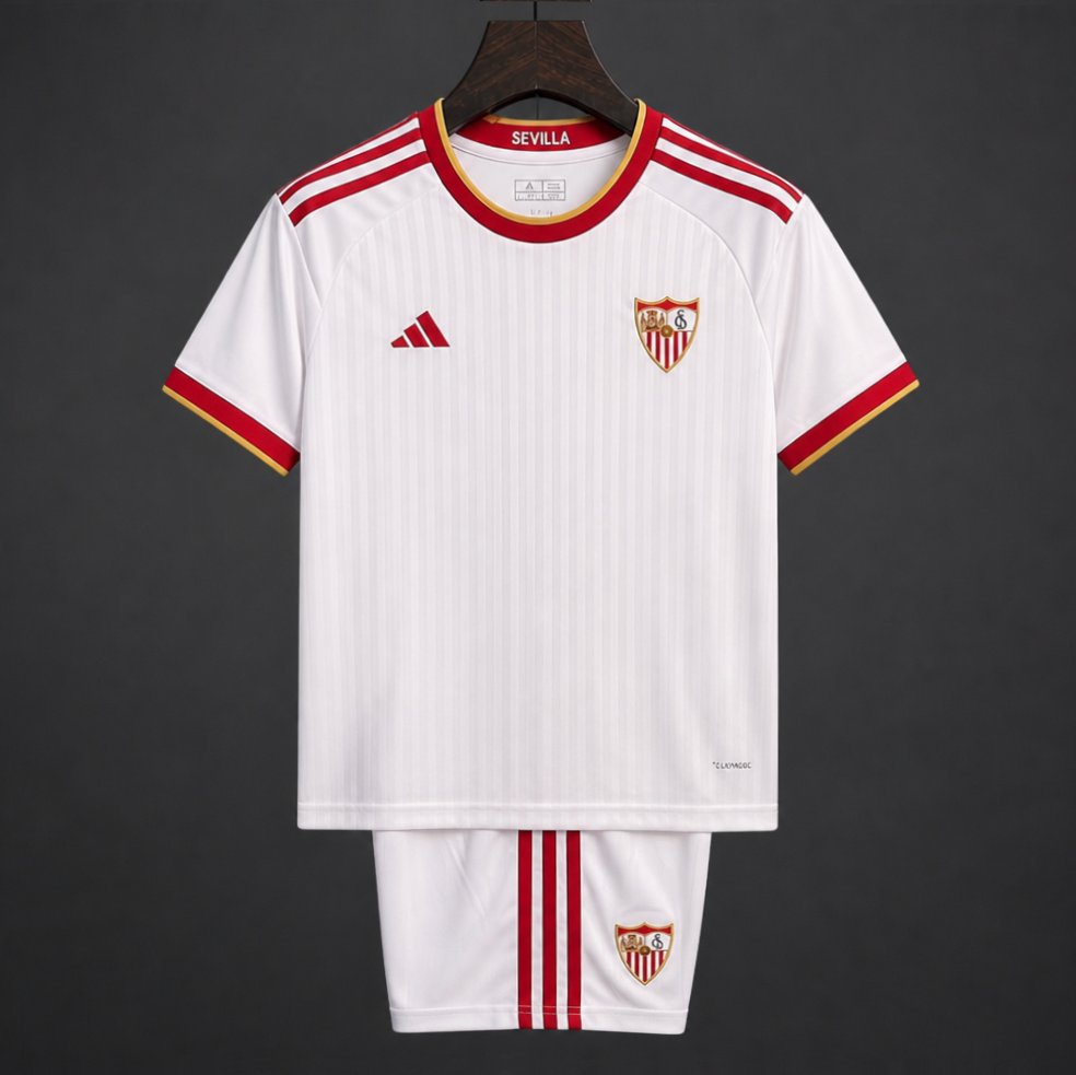26/27 KIDS Sevilla Home Jersey