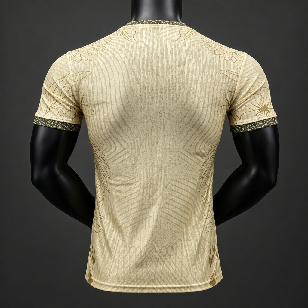Player Version 2026 Brazil Gold with Parrot Graphic Special Edition Jersey