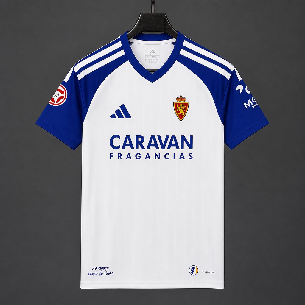 26/27 Real Zaragoza Home  Jersey