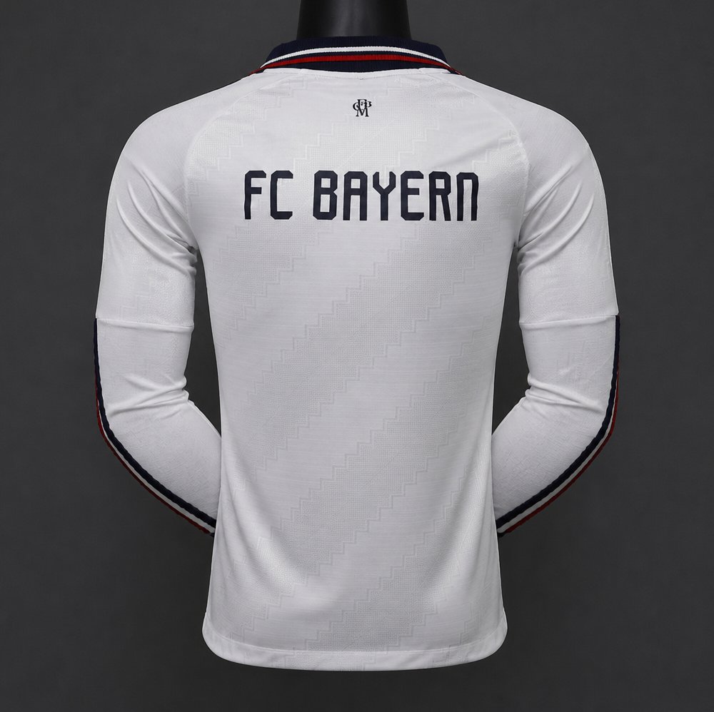 Player Version 26/27 Bayern Munich Away White Long Sleeve Jersey