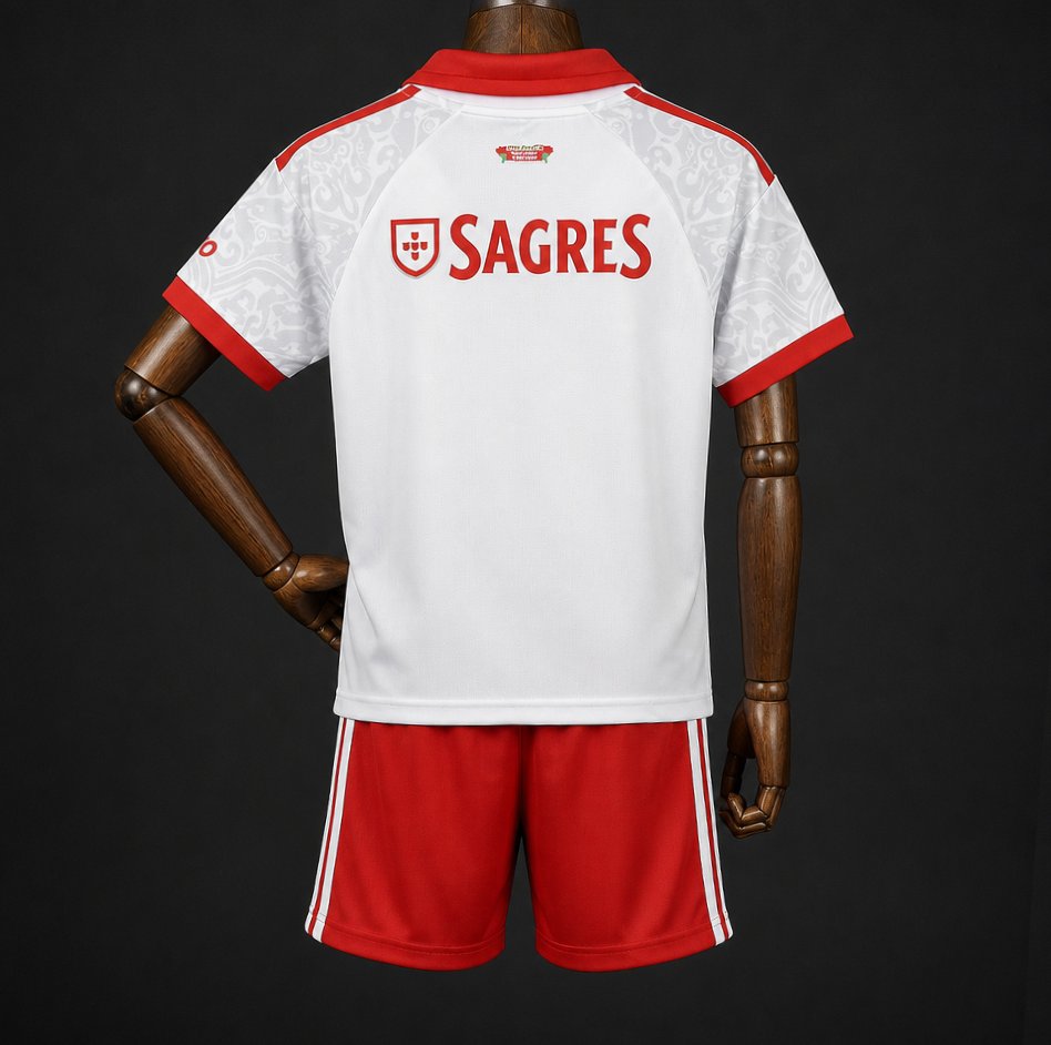 26/27 Kids Benfica Away Kits Jersey