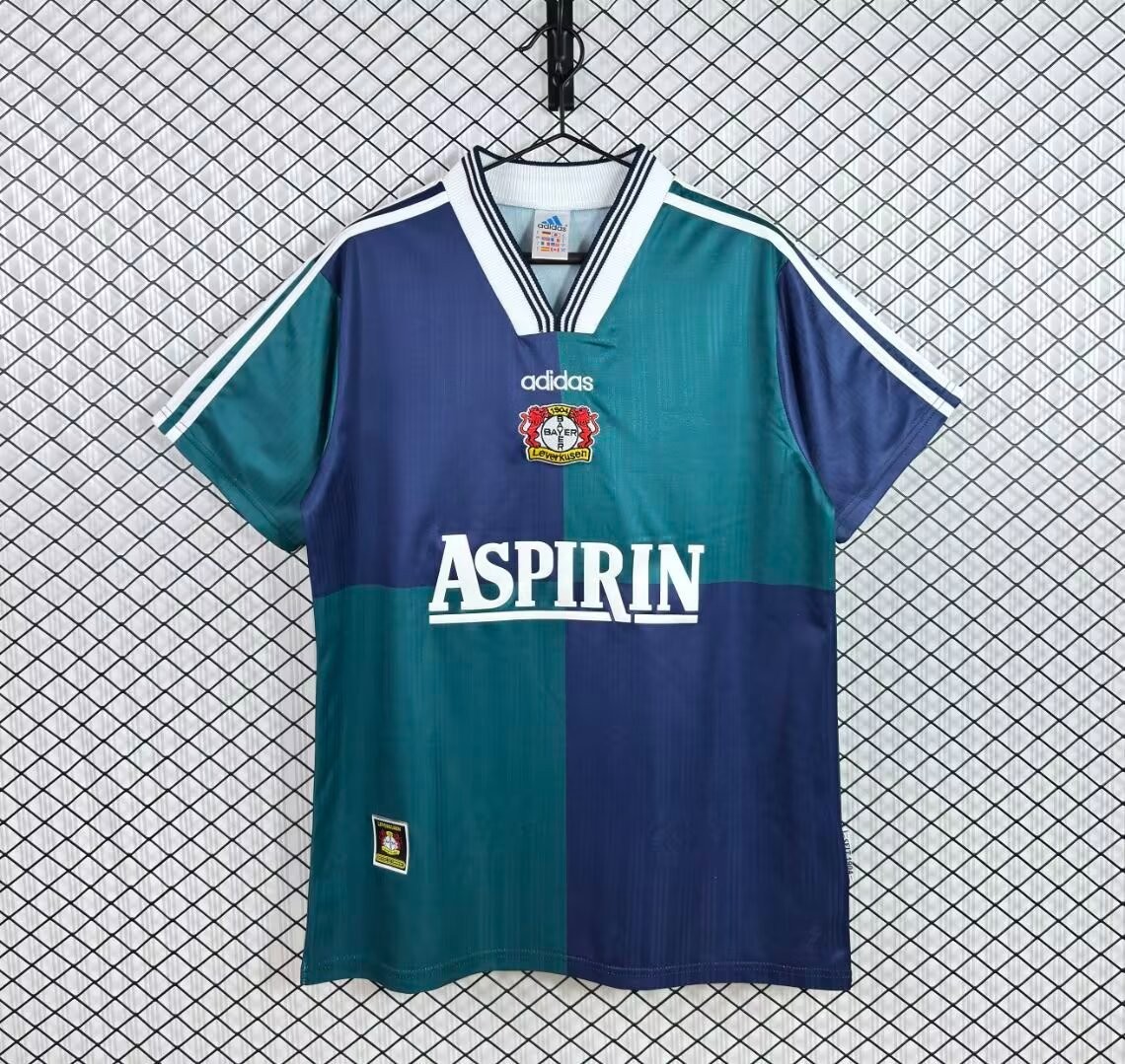 Retro 97/99 Bayer 04 Leverkusen Away Green Jersey