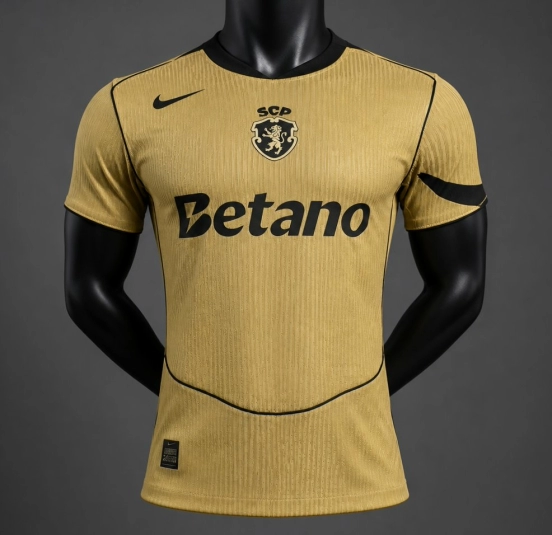 Player Version 26/27 Sporting CP Away Gold Jersey