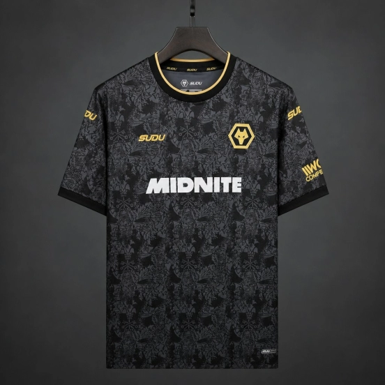 26/27 Wolverhampton Wanderers Wolves Third Black Jersey