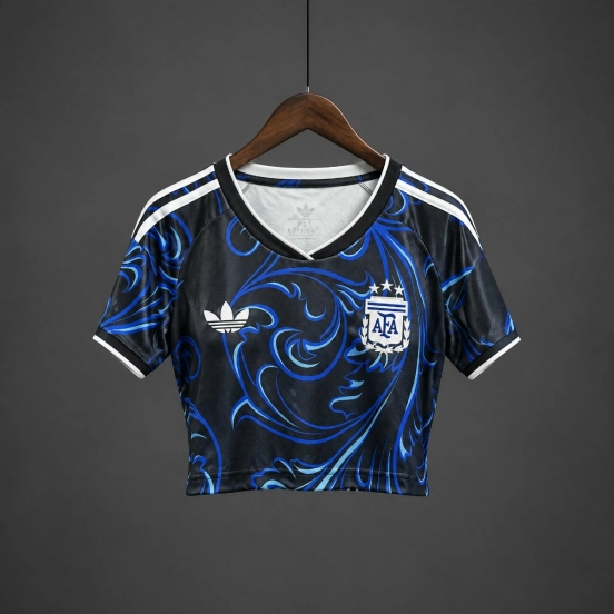 2026 Women Argentina Away Crop Jersey