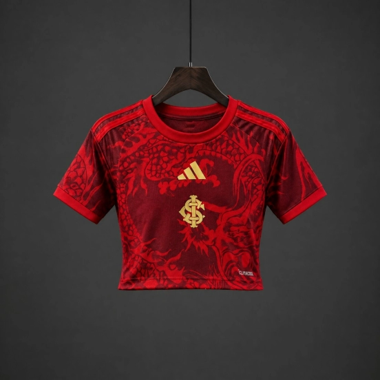 26/27 SC Internacional  Third Red Women Crop Jersey