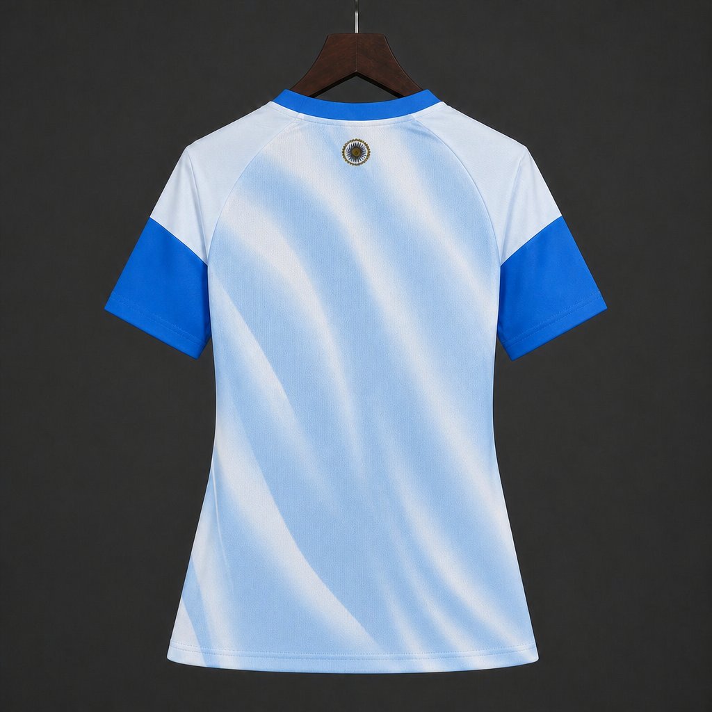 2026 Women  Argentina MESSI Tribute Pre-Match Blue Jersey