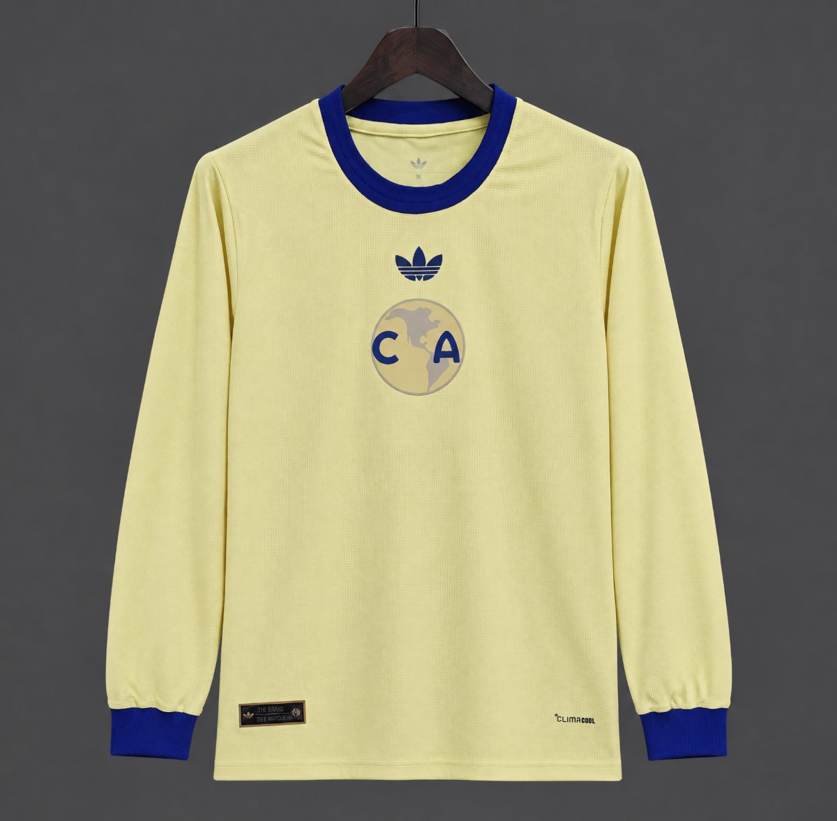 26/27 Club America Third Light Yellow 110Th Anniversary Long Sleeve Jersey