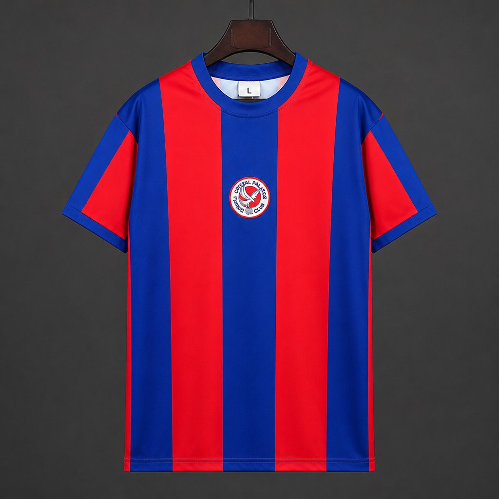 Retro 73/75 Crystal Palace Home Red/Blue Jersey