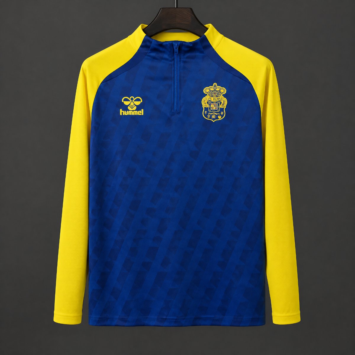 26/27 UD Las Palmas Blue Half-Zip Long Sleeve Training Top