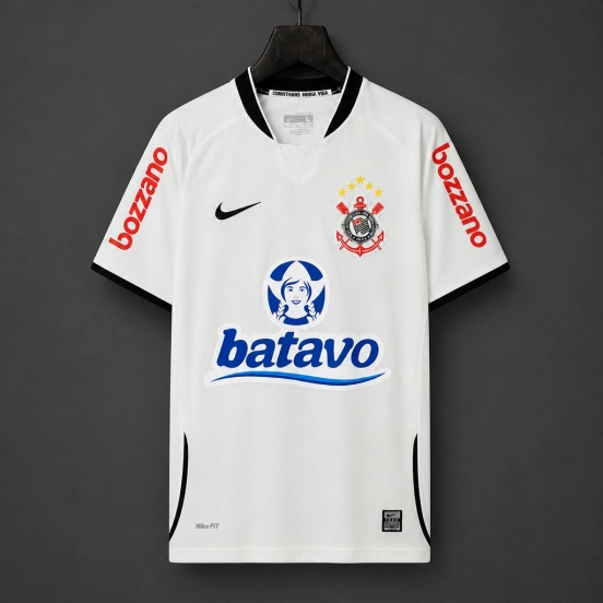Retro 2009 Corinthians Home White Jersey
