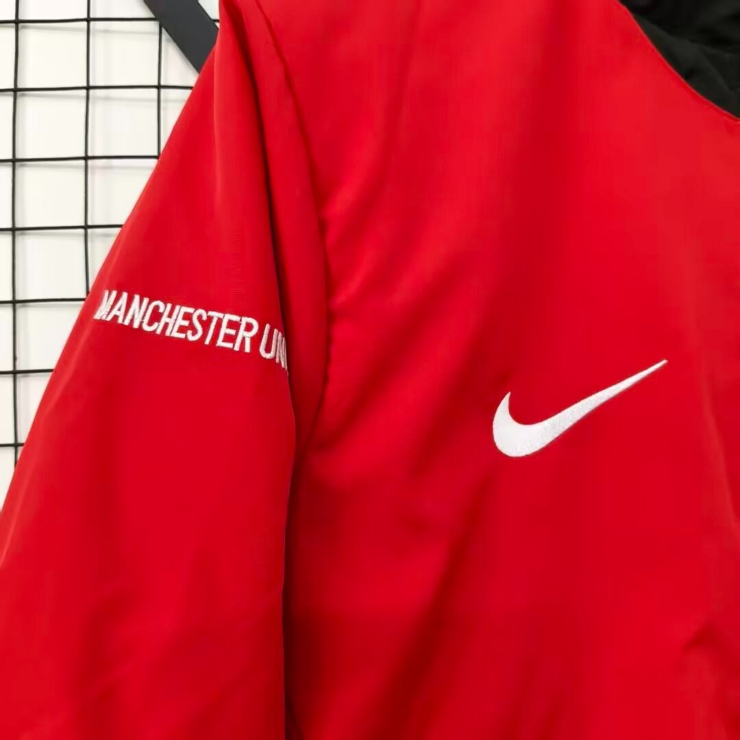 26/27 Manchester United Red Full Zipper Padded Jacket